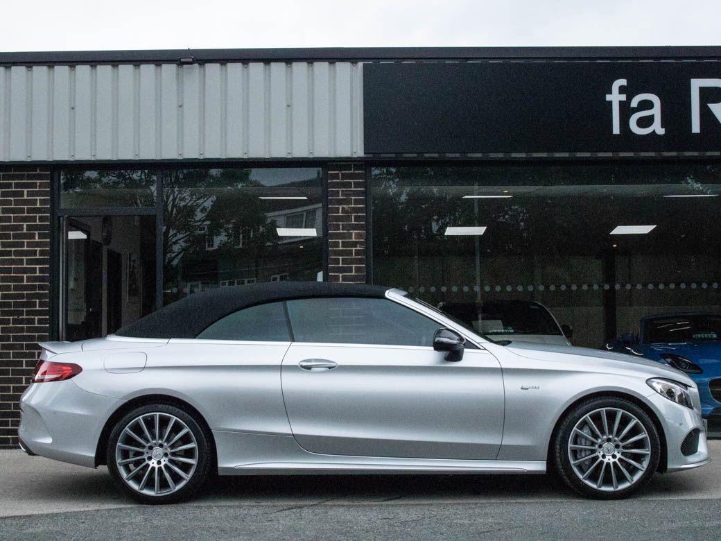 Mercedes-Benz C Class C43 AMG Cabriolet 3.0V6 4MATIC Premium Plus Auto 367ps Convertible Petrol Iridium Silver Metallic