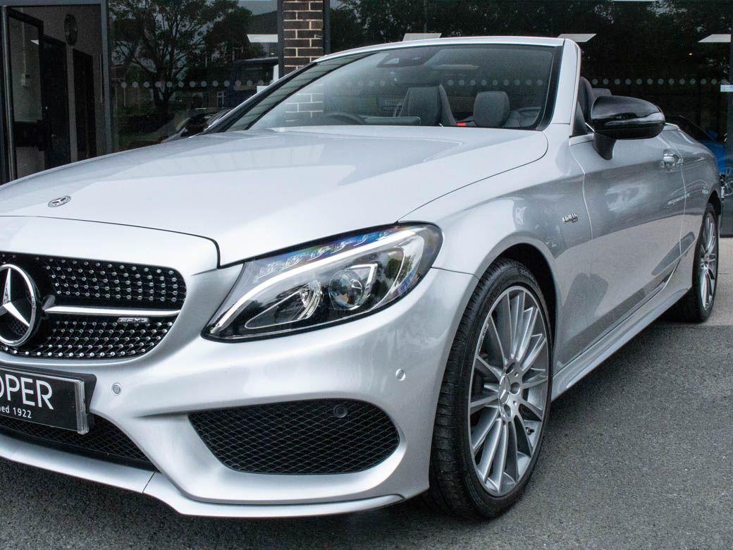 Mercedes-Benz C Class C43 AMG Cabriolet 3.0V6 4MATIC Premium Plus Auto 367ps Convertible Petrol Iridium Silver Metallic