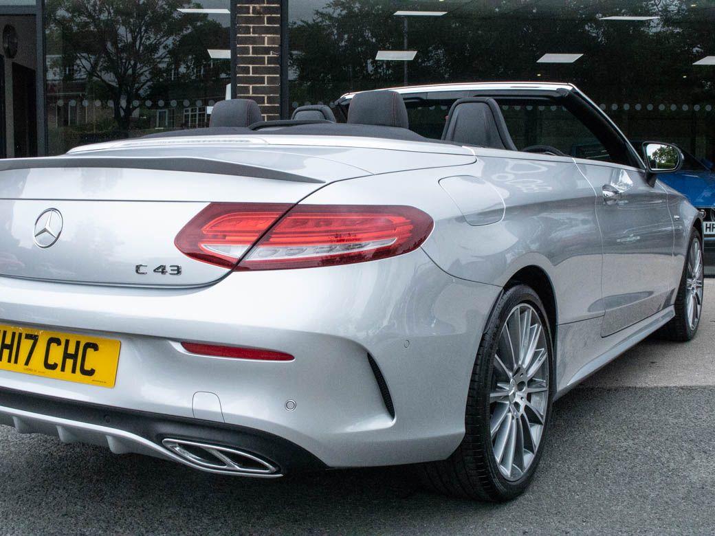 Mercedes-Benz C Class C43 AMG Cabriolet 3.0V6 4MATIC Premium Plus Auto 367ps Convertible Petrol Iridium Silver Metallic