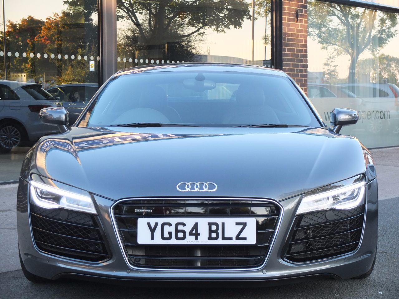 Audi R8 Coupe 4.2 FSI V8 Quattro S Tronic 430ps Coupe Petrol Daytona Grey Metallic, Quartz Grey Side Blades