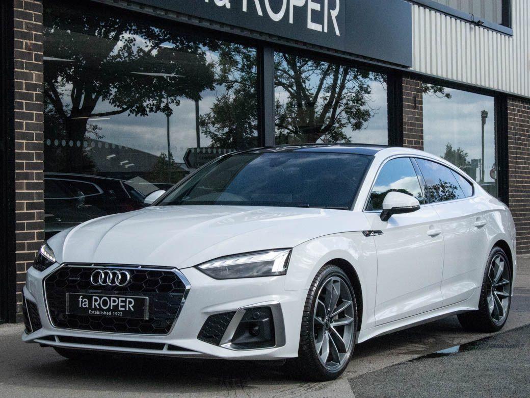 Audi A5 Sportback 2.0TDI 40 S Line quattro S-tronic 204ps Hatchback Diesel Ibis WhiteAudi A5 Sportback 2.0TDI 40 S Line quattro S-tronic 204ps Hatchback Diesel Ibis White at fa Roper Ltd Bradford