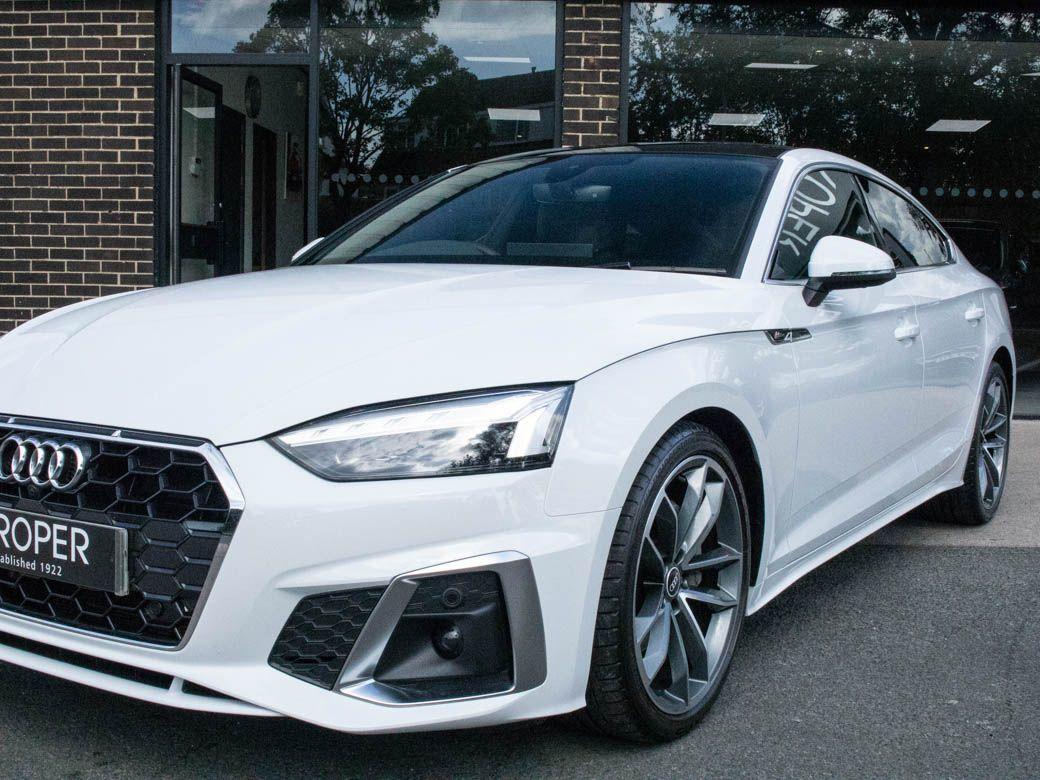 Audi A5 Sportback 2.0TDI 40 S Line quattro S-tronic 204ps Hatchback Diesel Ibis White