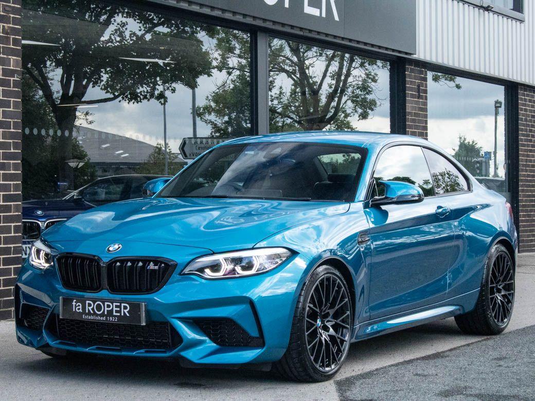 BMW M2 M2 3.0 Competition M DCT Auto 410ps Coupe Petrol Long Beach Blue MetallicBMW M2 M2 3.0 Competition M DCT Auto 410ps Coupe Petrol Long Beach Blue Metallic at fa Roper Ltd Bradford