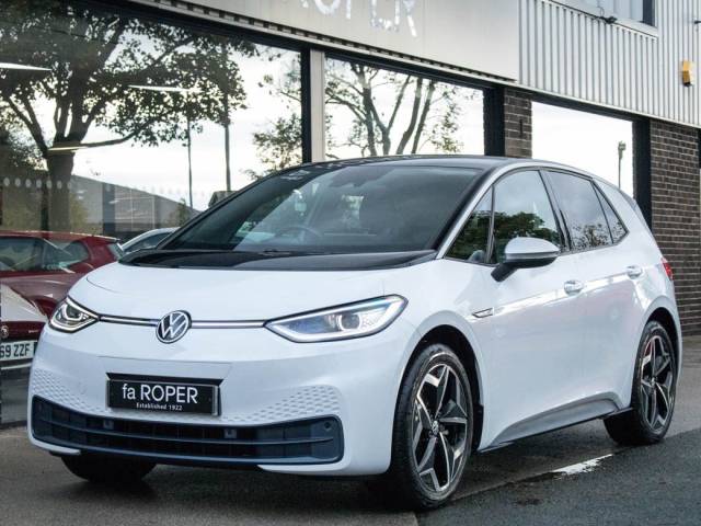 Volkswagen ID.3 Pro Performance 1ST Edition Auto 58KWh 204ps Hatchback Electric Glacier White Metallic