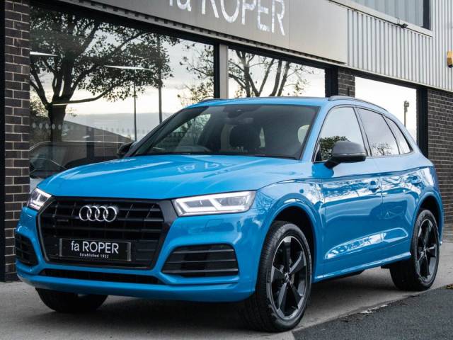 Audi Q5 2.0 TDI Black Edition 40 quattro S-tronic 190ps Estate Diesel Turbo Blue