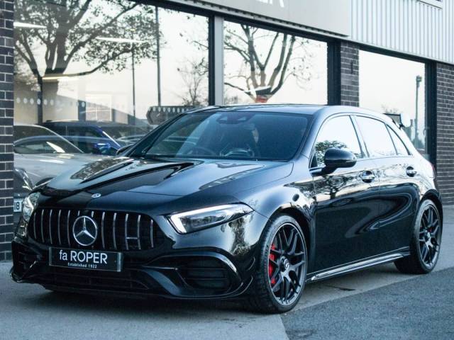 Mercedes-Benz A Class 2.0 AMG A45 S 4MATIC+ Plus 8G DCT Auto 421ps Hatchback Petrol Cosmos Black Metallic