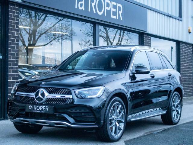 Mercedes-Benz GLC 2.0 GLC 300 AMG Line Premium Plus SUV 4MATIC 9 Speed Automatic 258ps Estate Petrol Obsidian Black Metallic