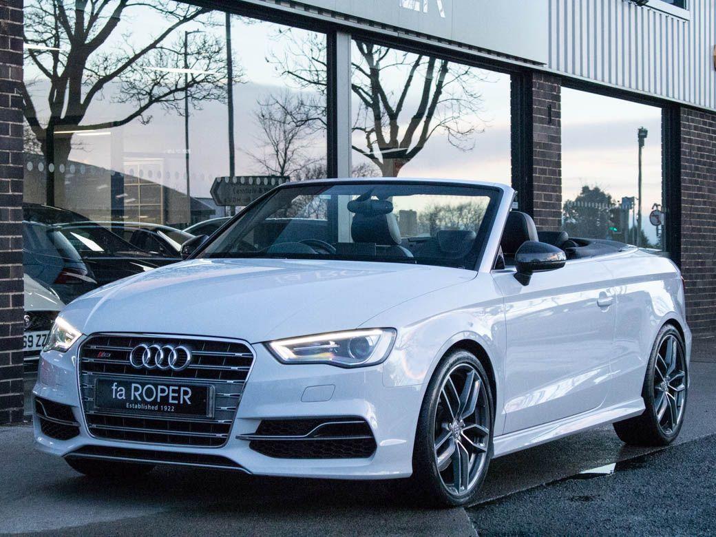 Audi A3 S3 Cabriolet 2.0 TFSI quattro S tronic 300ps Convertible Petrol Glacier White MetallicAudi A3 S3 Cabriolet 2.0 TFSI quattro S tronic 300ps Convertible Petrol Glacier White Metallic at fa Roper Ltd Bradford