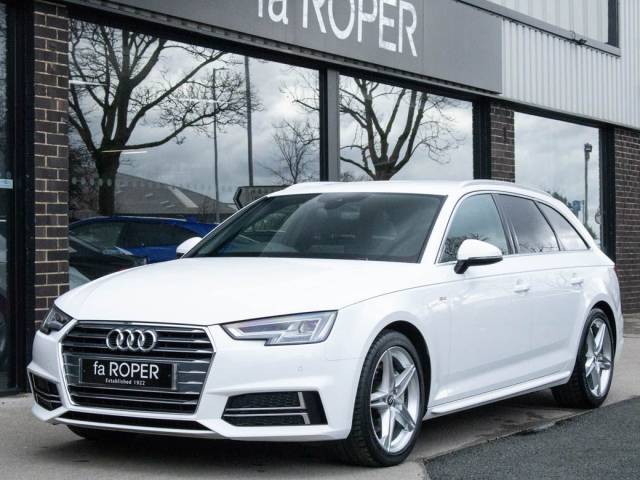 Audi A4 Avant 2.0 TDI ultra S Line S tronic 190ps Estate Diesel Ibis White