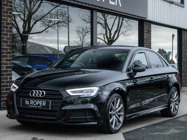 Audi A3 1.5 TFSI Black Edition 4 door 150ps Saloon Petrol Mythos Black Metallic