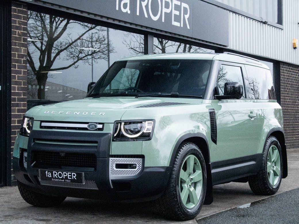 Land Rover Defender 3.0 90 D300 MHEV 75th Limited Edition AWD Auto 300ps Estate Diesel Grasmere Green MetallicLand Rover Defender 3.0 90 D300 MHEV 75th Limited Edition AWD Auto 300ps Estate Diesel Grasmere Green Metallic at fa Roper Ltd Bradford