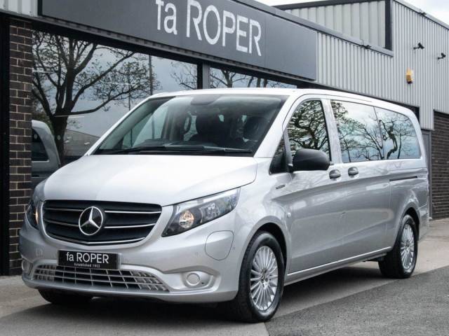 Mercedes-Benz Vito eVito Tourer L3 Pro Select Auto 9 Seat MPV Electric Brilliant Silver Metallic
