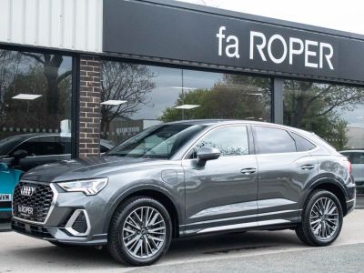 Audi Q3 1.4 45 TFSI e S Line Sportback S tronic 245ps Crossover Petrol / Electric Hybrid Daytona Grey Metallic