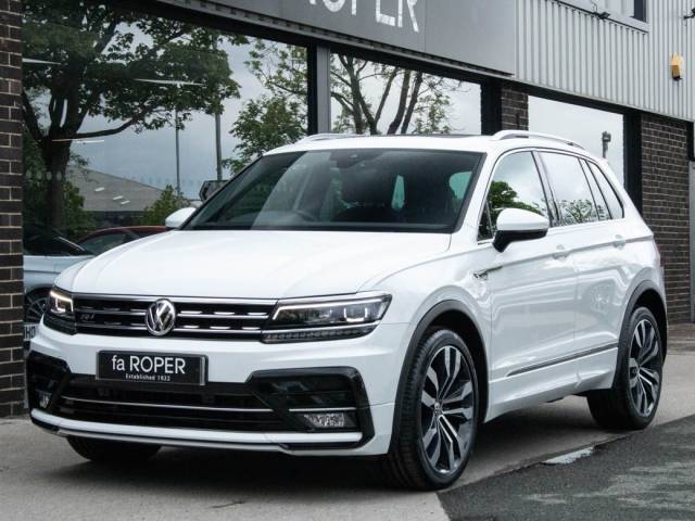 Volkswagen Tiguan 2.0 TDI 4MOTION R-Line DSG Auto 150ps Estate Diesel Pure White