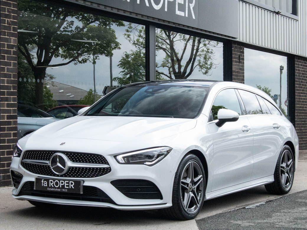 Mercedes-Benz CLA 2.0 220d AMG Line Premium Plus Shooting Brake Auto Estate Diesel Digital White MetallicMercedes-Benz CLA 2.0 220d AMG Line Premium Plus Shooting Brake Auto Estate Diesel Digital White Metallic at fa Roper Ltd Bradford