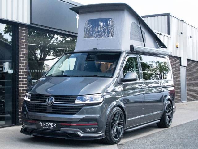 Volkswagen Transporter 2.0 BiTDI T32 Highline SWB 4MOTION DSG Auto 204ps Status 1 Aurora Camper Commercial Diesel Indium Grey Metallic