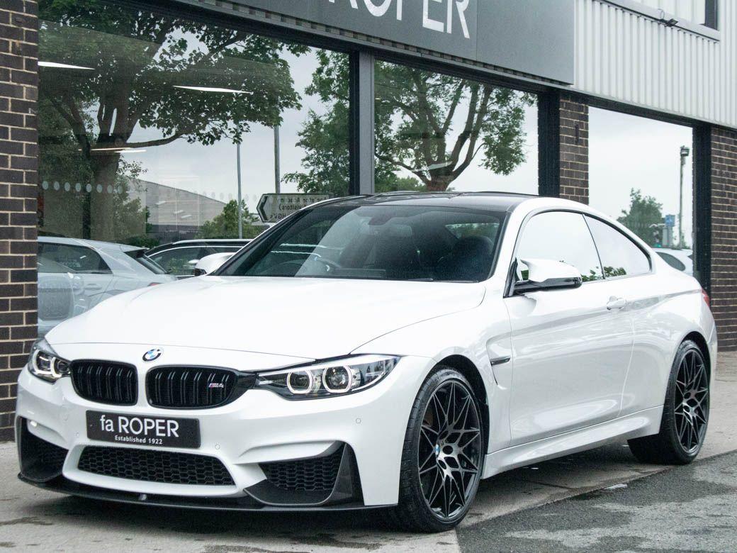 BMW M4 3.0 BiTurbo Competition DCT Auto 450ps Coupe Petrol Mineral White MetallicBMW M4 3.0 BiTurbo Competition DCT Auto 450ps Coupe Petrol Mineral White Metallic at fa Roper Ltd Bradford