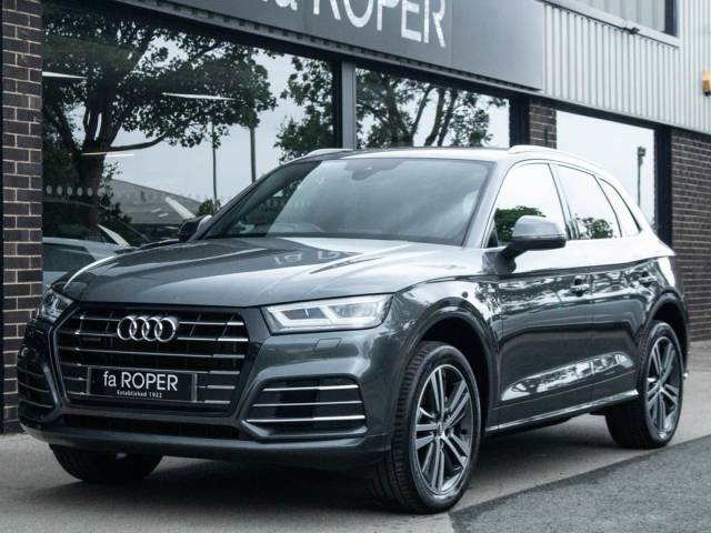 Audi Q5 2.0 TFSI e 55 quattro S Line Competition S tronic PHEV 367ps Estate Petrol / Electric Hybrid Daytona Grey Metallic