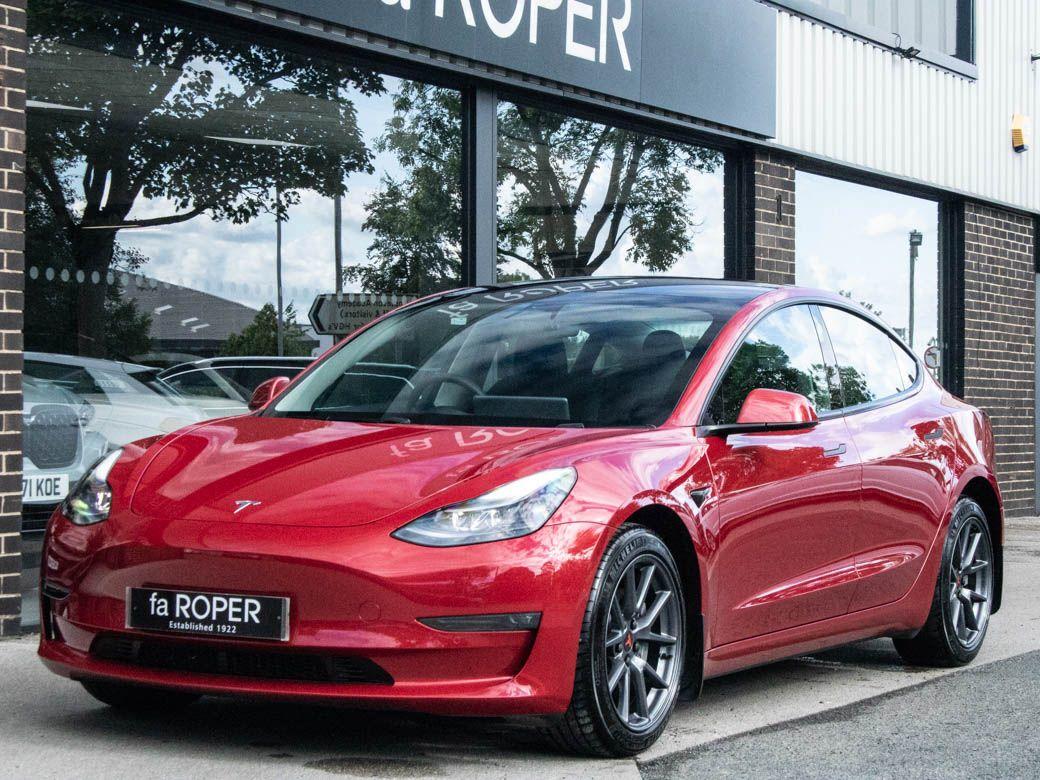 Tesla Model 3 Long Range Dual Motor AWD Auto Saloon Electric Red Multi CoatTesla Model 3 Long Range Dual Motor AWD Auto Saloon Electric Red Multi Coat at fa Roper Ltd Bradford