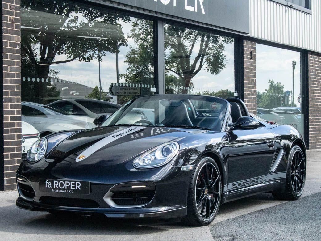 Porsche Boxster 3.4 987 Spyder PDK 320ps Convertible Petrol Basalt Black MetallicPorsche Boxster 3.4 987 Spyder PDK 320ps Convertible Petrol Basalt Black Metallic at fa Roper Ltd Bradford