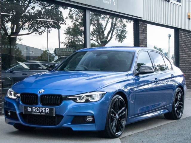 BMW 3 Series 330e M Sport Shadow Edition 2.0 PHEV Auto 252ps Saloon Petrol / Electric Hybrid Estoril Blue Metallic