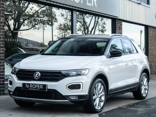 Volkswagen T-Roc 2.0 TSI SEL 4MOTION DSG 190ps Hatchback Petrol Pure White