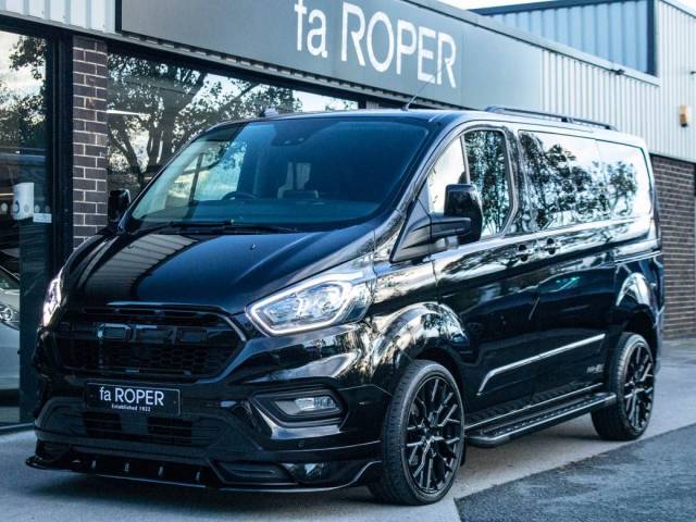 Ford Transit Custom 2.0 EcoBlue Limited Double Cab-In-Van Auto 185ps Crew Van Diesel Agate Black Metallic