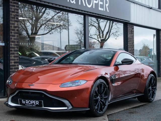 Aston Martin Vantage 4.0 V8 Touchtronic 8 Speed Auto 510ps Hatchback Petrol Cinnabar Orange Metallic