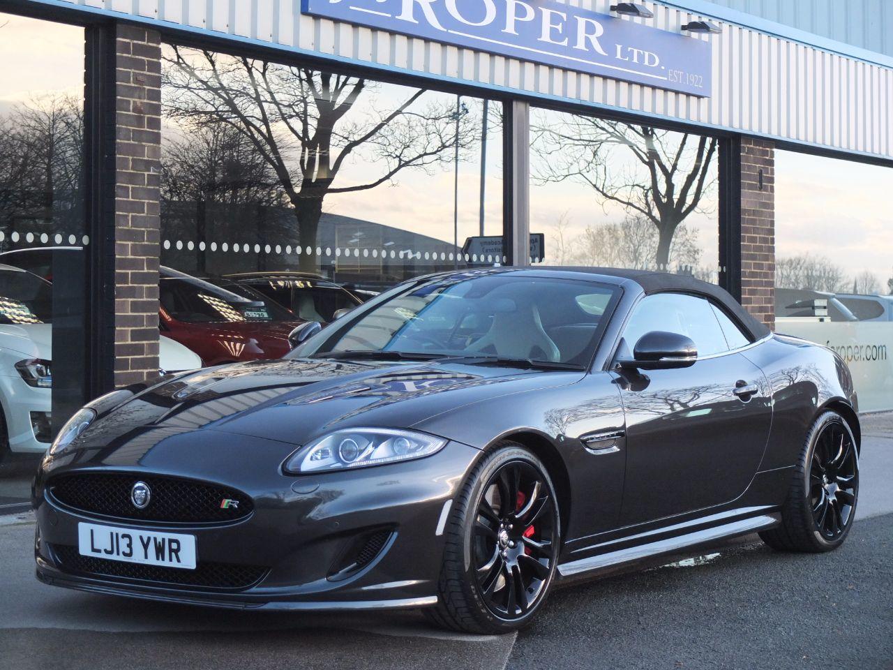 Jaguar XK Convertible 5.0 Supercharged V8 R Auto (Speed Body Pack, Performance Seats) Convertible Petrol Stratus Grey Metallic