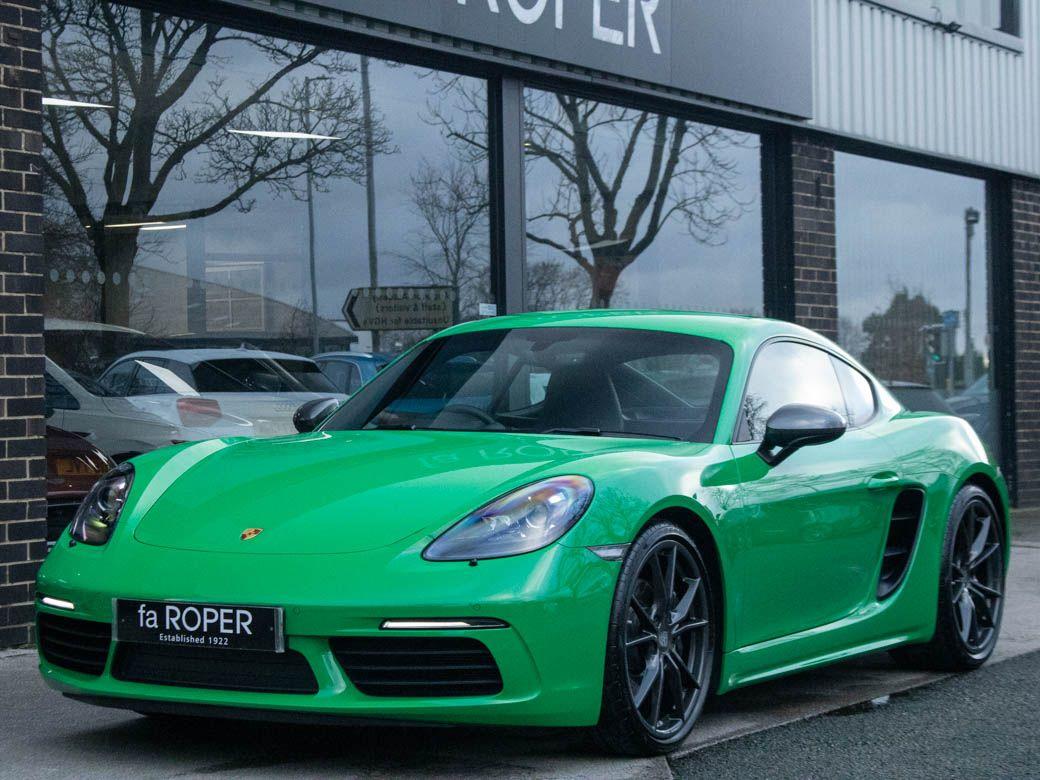 Porsche Cayman 718 2.0 T PDK 300ps Coupe Petrol Python GreenPorsche Cayman 718 2.0 T PDK 300ps Coupe Petrol Python Green at fa Roper Ltd Bradford