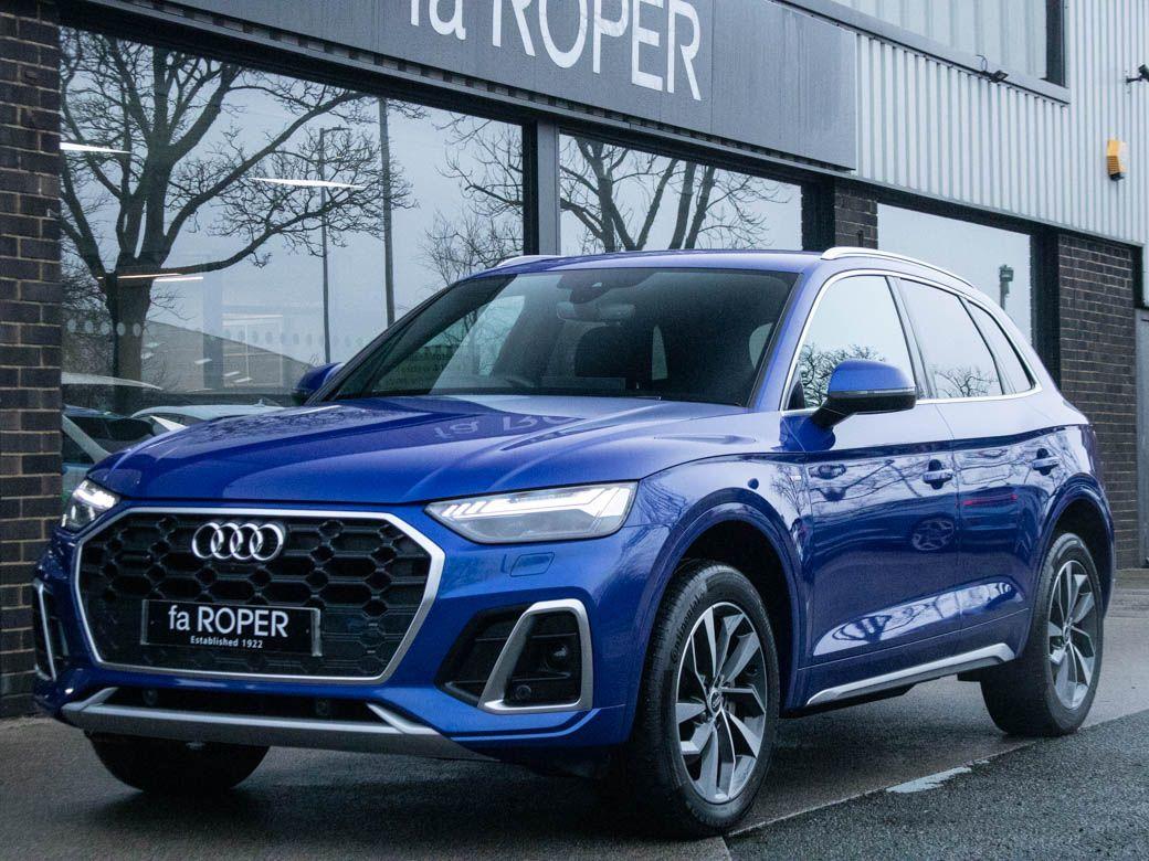 Audi Q5 40 S Line 2.0 TDI quattro S tronic 204ps SUV Diesel Ultra Blue MetallicAudi Q5 40 S Line 2.0 TDI quattro S tronic 204ps SUV Diesel Ultra Blue Metallic at fa Roper Ltd Bradford