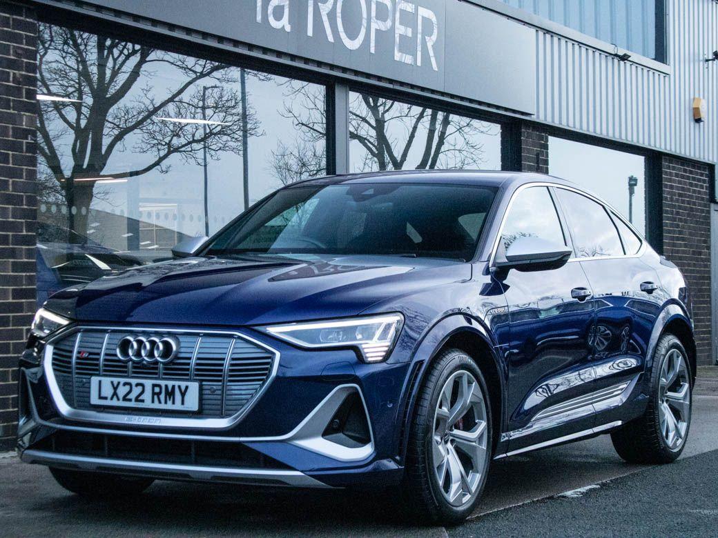 Audi E-tron 0.0 'S' Sportback quattro 95kWh Auto 503ps SUV Electric Navarra Blue MetallicAudi E-tron 0.0 'S' Sportback quattro 95kWh Auto 503ps SUV Electric Navarra Blue Metallic at fa Roper Ltd Bradford