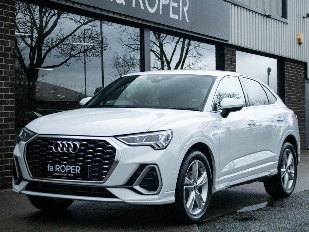 Audi Q3 Sportback 1.5 35 TFSI S Line S tronic 150ps Estate Petrol Glacier White MetallicAudi Q3 Sportback 1.5 35 TFSI S Line S tronic 150ps Estate Petrol Glacier White Metallic at fa Roper Ltd Bradford