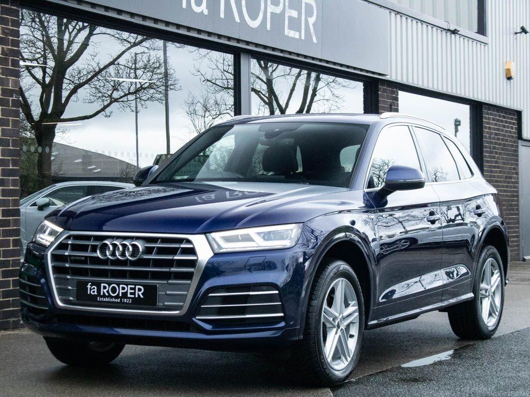 Audi Q5 2.0 TDI quattro S Line S tronic 190ps Estate Diesel Navarra Blue MetallicAudi Q5 2.0 TDI quattro S Line S tronic 190ps Estate Diesel Navarra Blue Metallic at fa Roper Ltd Bradford