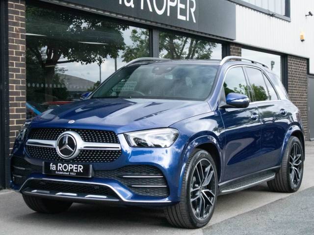 Mercedes-Benz GLE 2.0 GLE 350de AMG Line Premium Plus 4MATIC 9G-Tronic Estate Diesel / Electric Hybrid Brilliant Blue Metallic