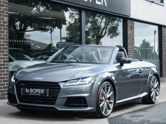Audi TTS Roadster 2.0T FSI quattro Black Edition S tronic 310ps Convertible Petrol Monsoon Grey Metallic