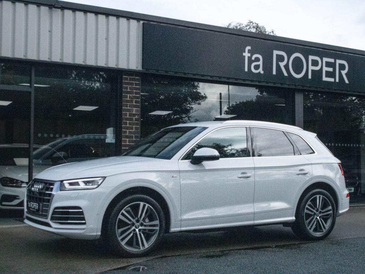 Audi Q5 3.0 V6 TDI S Line quattro S Line Auto 286ps Estate Diesel Glacier White Metallic