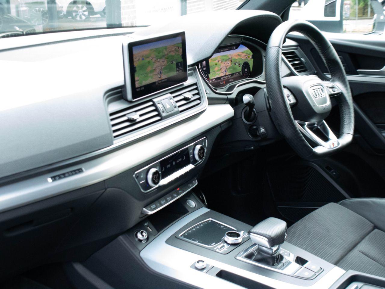 Audi Q5 3.0 V6 TDI S Line quattro S Line Auto 286ps Estate Diesel Glacier White Metallic