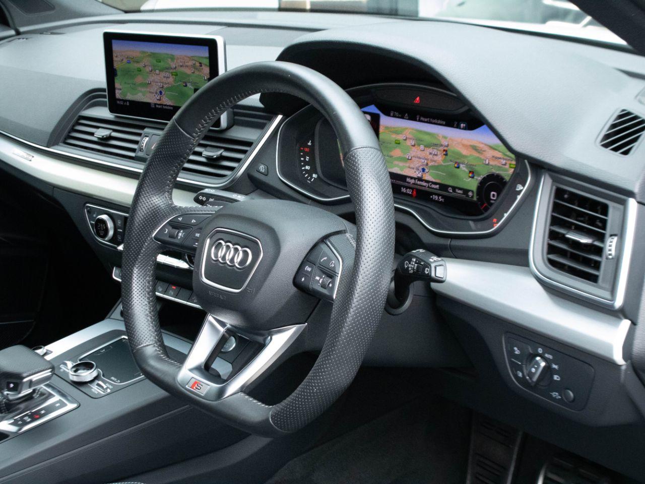 Audi Q5 3.0 V6 TDI S Line quattro S Line Auto 286ps Estate Diesel Glacier White Metallic