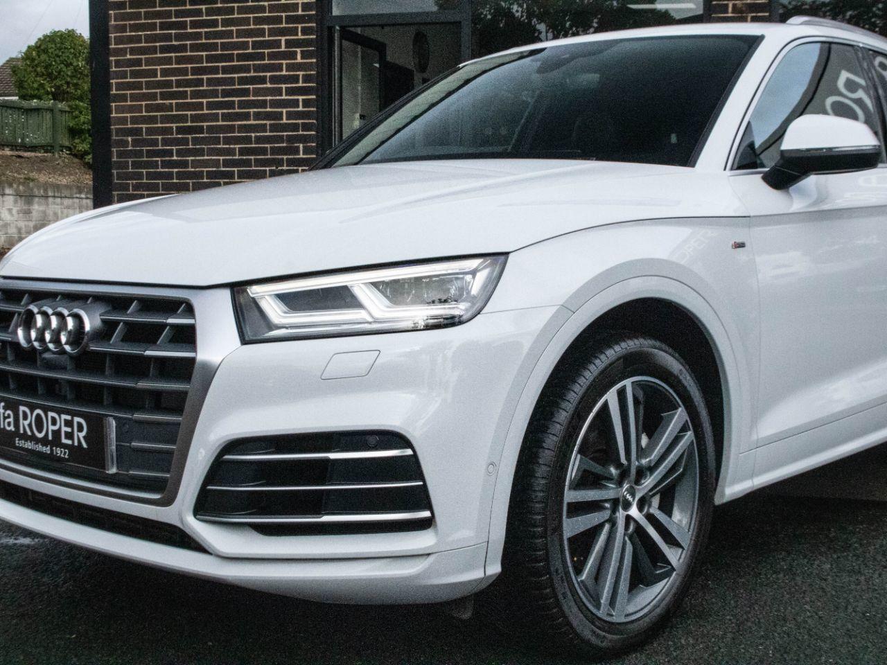 Audi Q5 3.0 V6 TDI S Line quattro S Line Auto 286ps Estate Diesel Glacier White Metallic