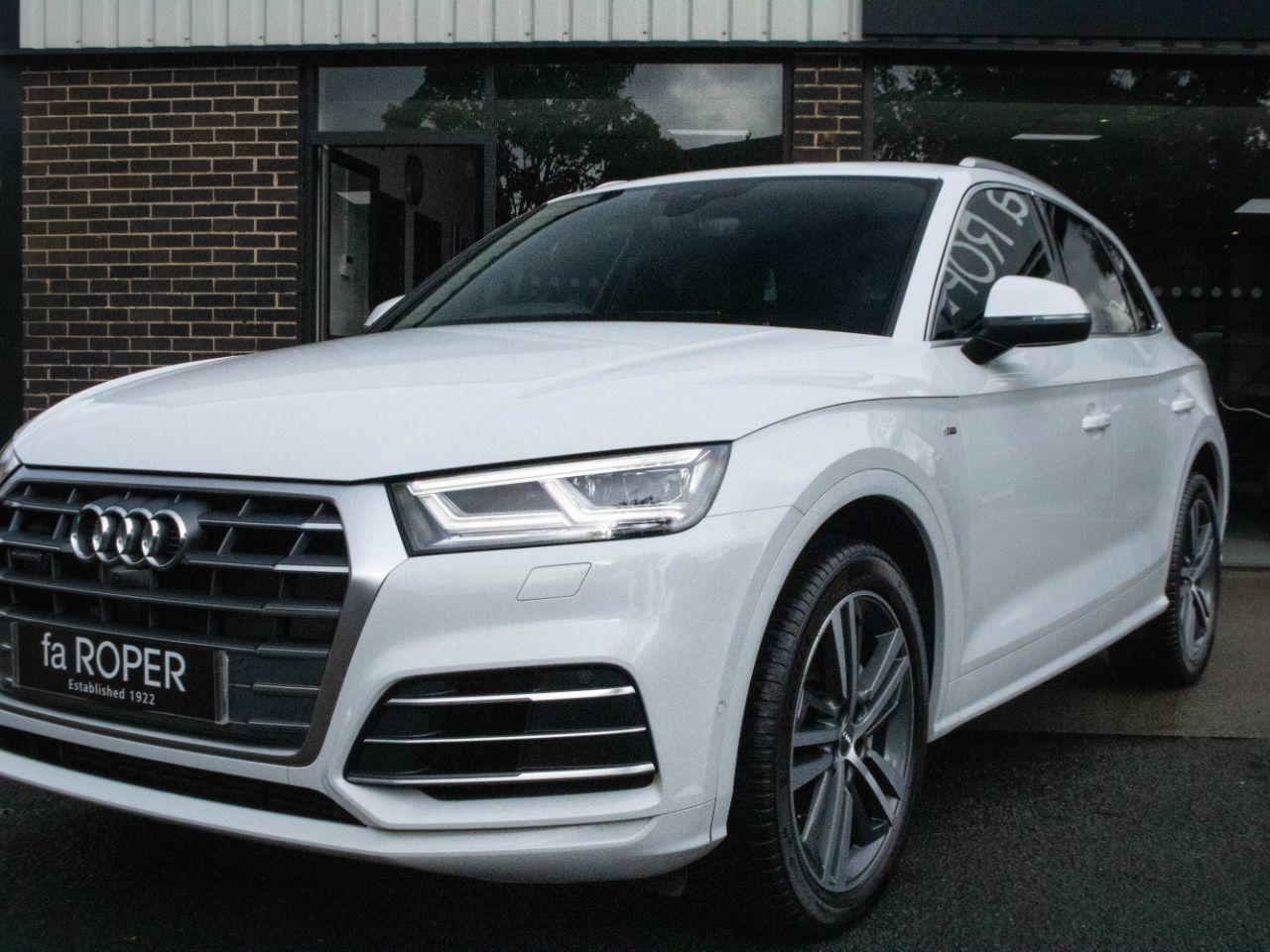 Audi Q5 3.0 V6 TDI S Line quattro S Line Auto 286ps Estate Diesel Glacier White Metallic
