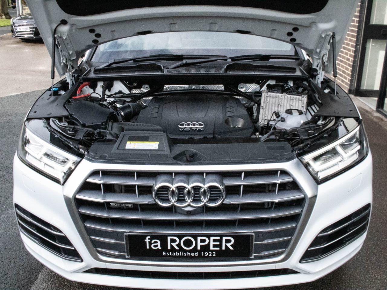 Audi Q5 3.0 V6 TDI S Line quattro S Line Auto 286ps Estate Diesel Glacier White Metallic