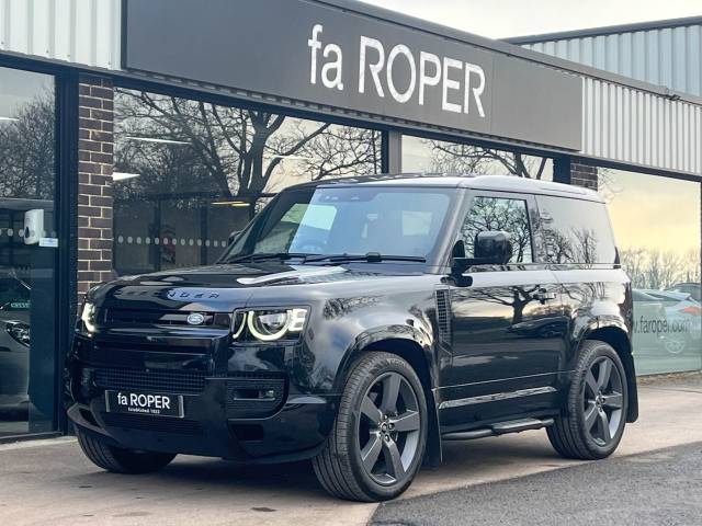 Land Rover Defender 90 P525 5.0 V8 4WD Auto Estate Petrol Santorini Black Metallic