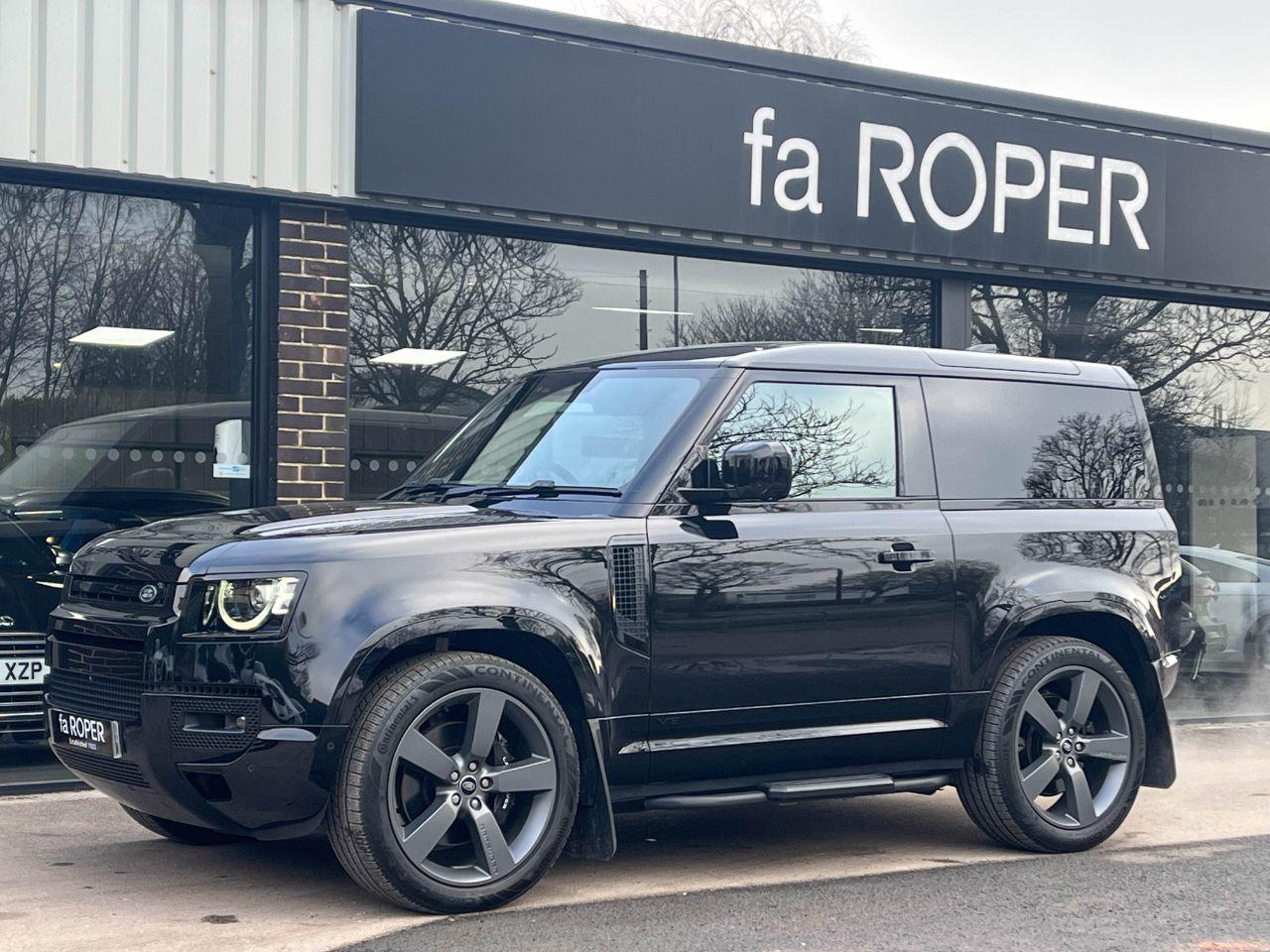 Land Rover Defender 90 P525 5.0 V8 4WD Auto Estate Petrol Santorini Black Metallic