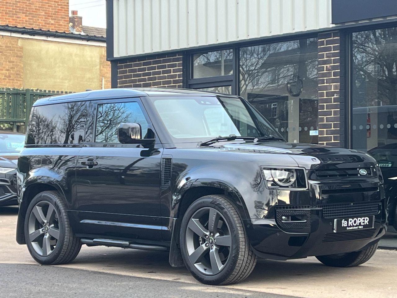 Land Rover Defender 90 P525 5.0 V8 4WD Auto Estate Petrol Santorini Black Metallic