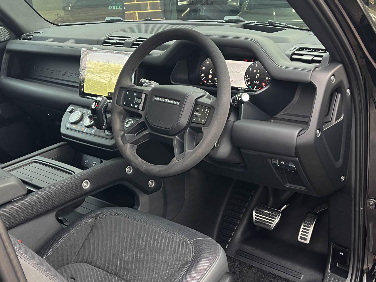 Land Rover Defender 90 P525 5.0 V8 4WD Auto Estate Petrol Santorini Black Metallic