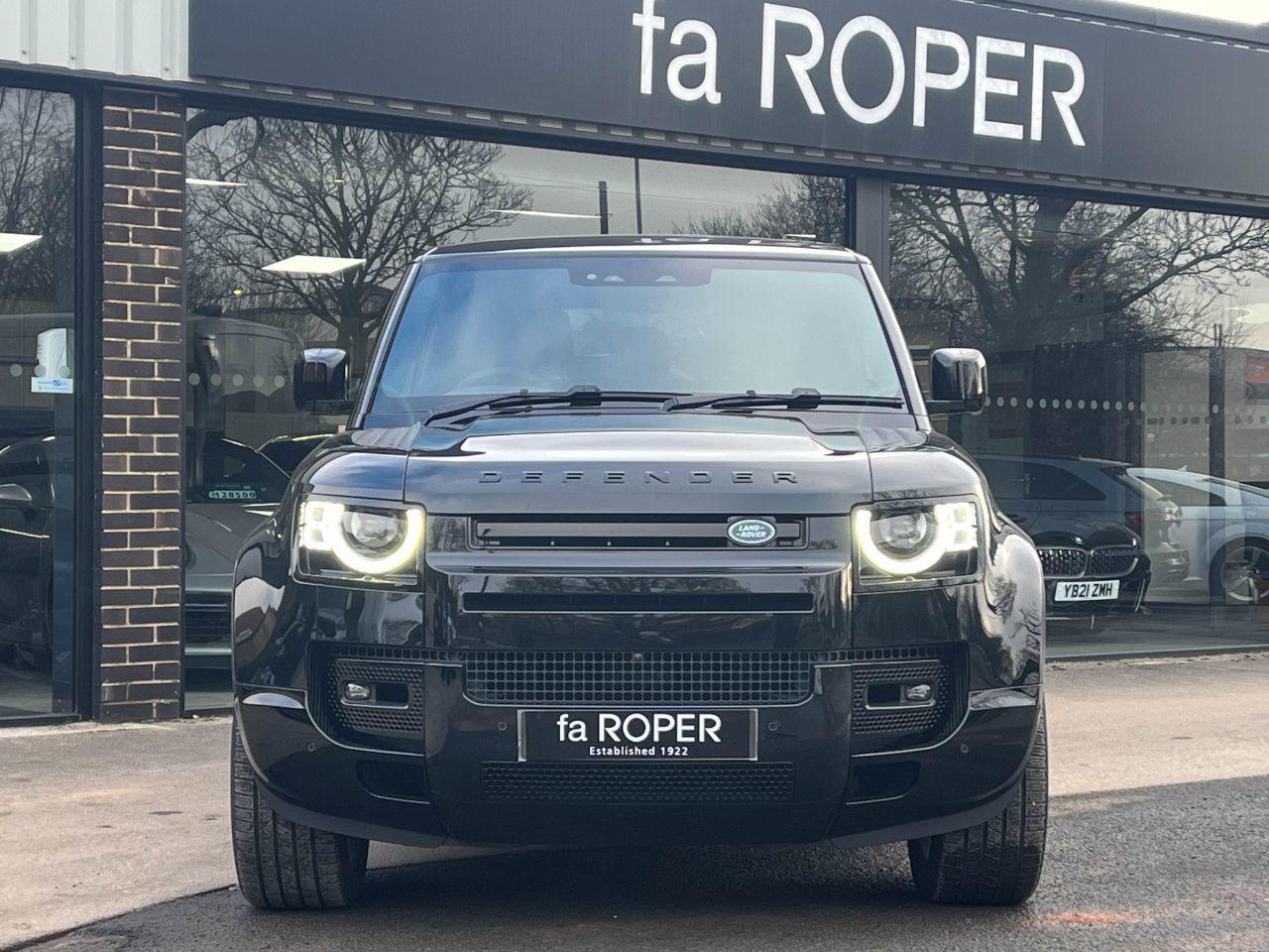 Land Rover Defender 90 P525 5.0 V8 4WD Auto Estate Petrol Santorini Black Metallic