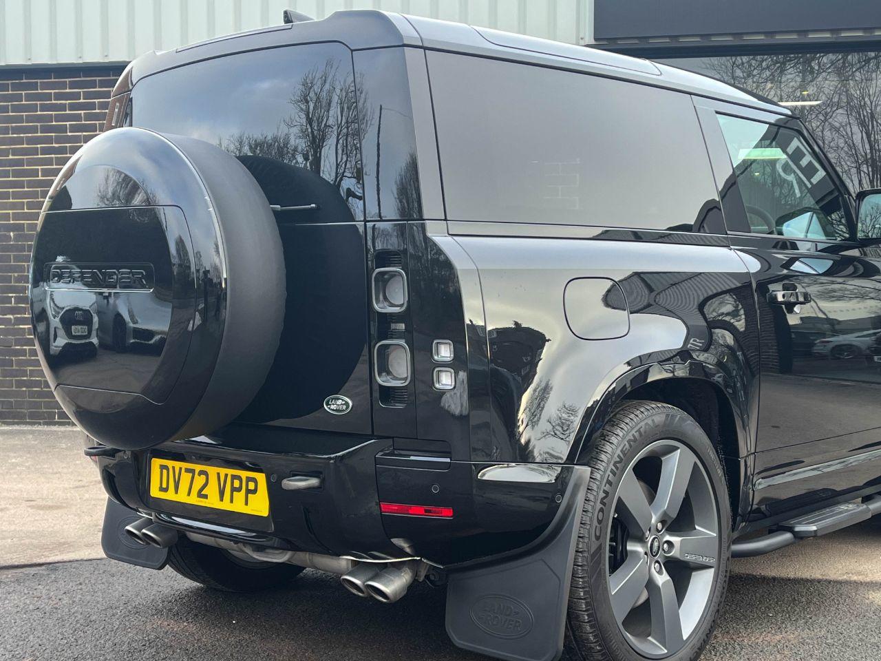 Land Rover Defender 90 P525 5.0 V8 4WD Auto Estate Petrol Santorini Black Metallic