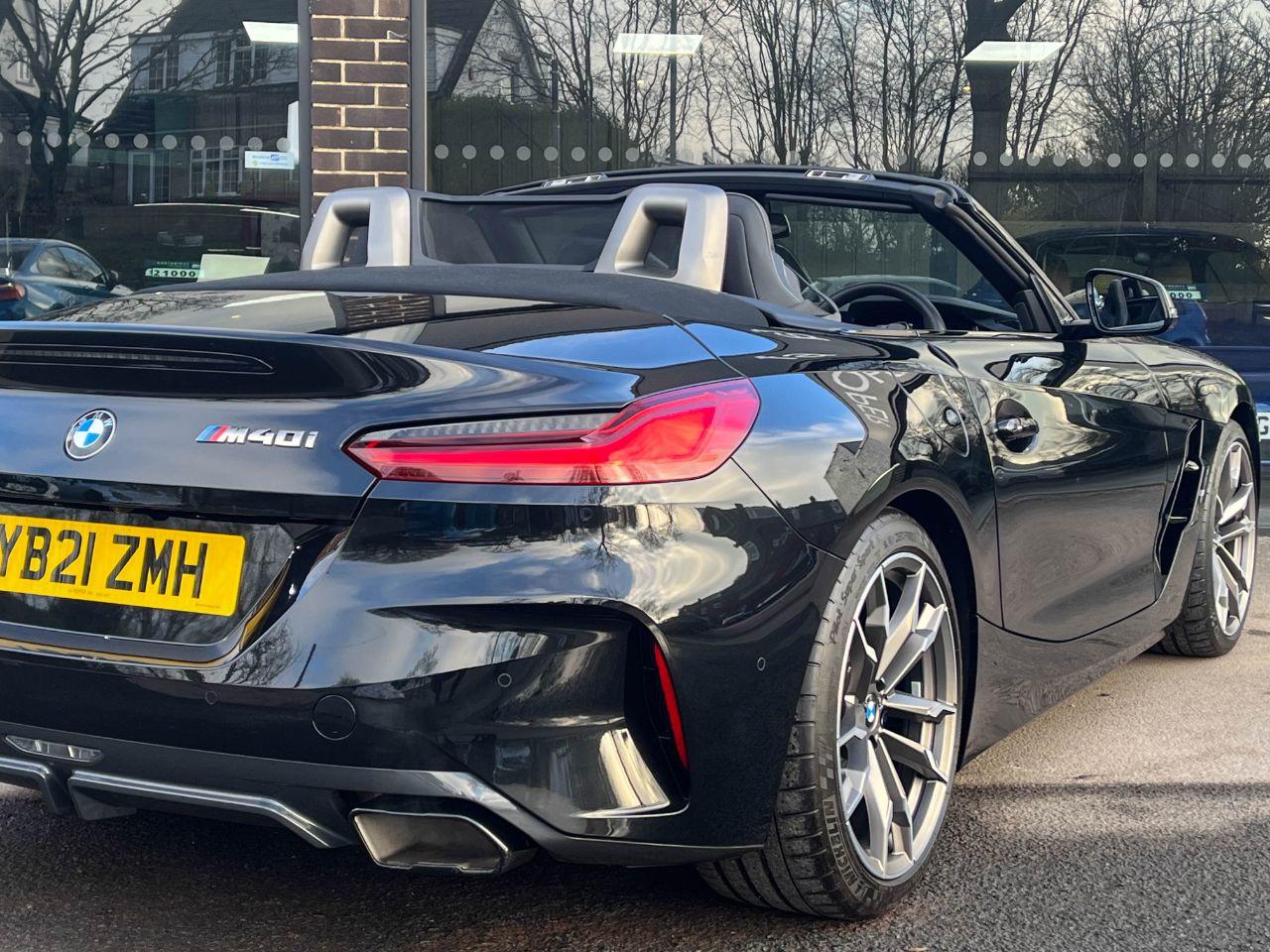 BMW Z4 M40i 3.0 sDrive Auto 340ps Convertible Petrol Black Sapphire Metallic
