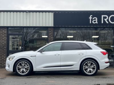 Audi E-tron 0.0 55 Launch Edition quattro SUV 95kWh Auto Estate Electric Glacier White Metallic